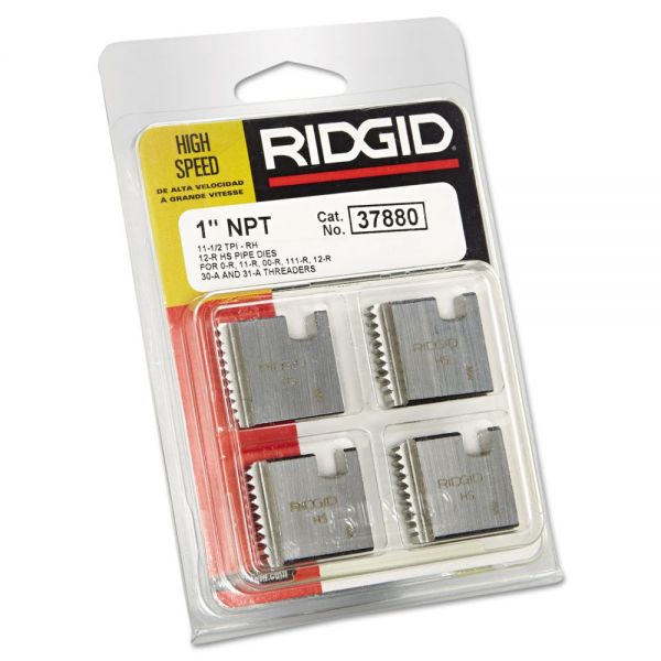 RID37880 RIDGID High-Speed RH Manual Threader Pipe & Bolt Die, NPT, 1" - 11 1/2 TPI
