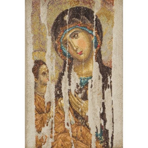 NOTM298962 Icon Mother Of God On Aida Counted Cross Stitch Kit