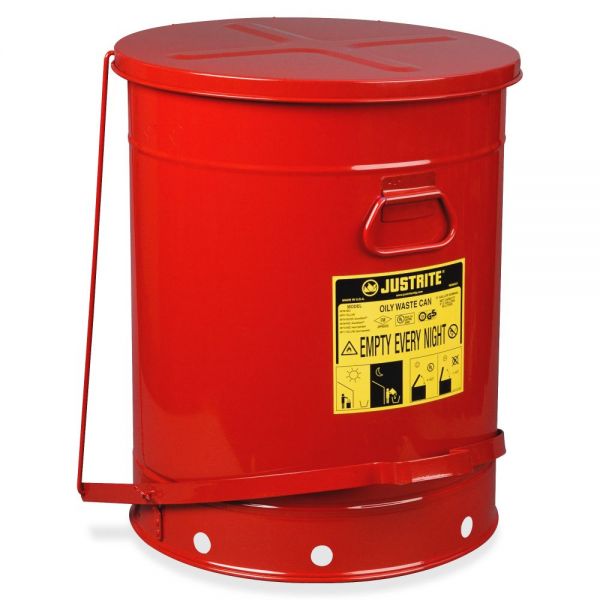 JUS09700 Justrite Just Rite 21-Gallon Oily Waste Can