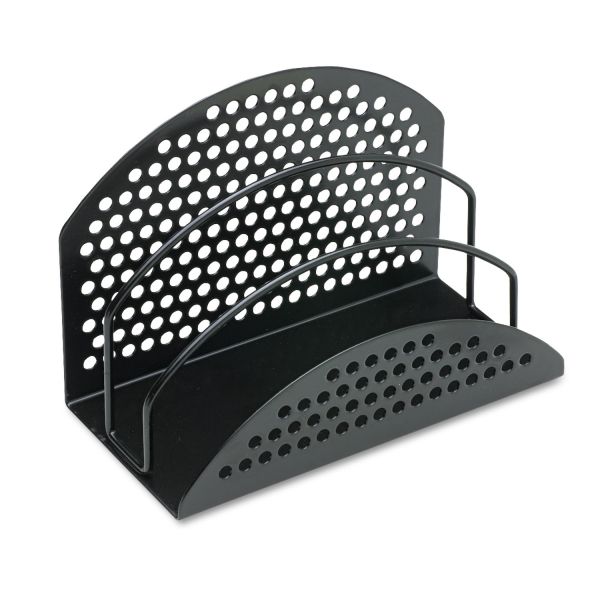 FEL22311 Fellowes Perf-Ect Mini Sorter, 3 Sections, Steel, 7 x 3 1/2 x 4 7/8, Black