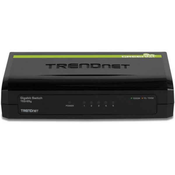 SYNX3690016 TRENDnet 5-Port Gigabit GREENnet Switch