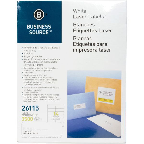 BSN26115 Business Source Address Labels