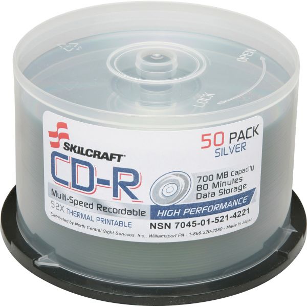 NSN5214221 SKILCRAFT Recordable CD Media