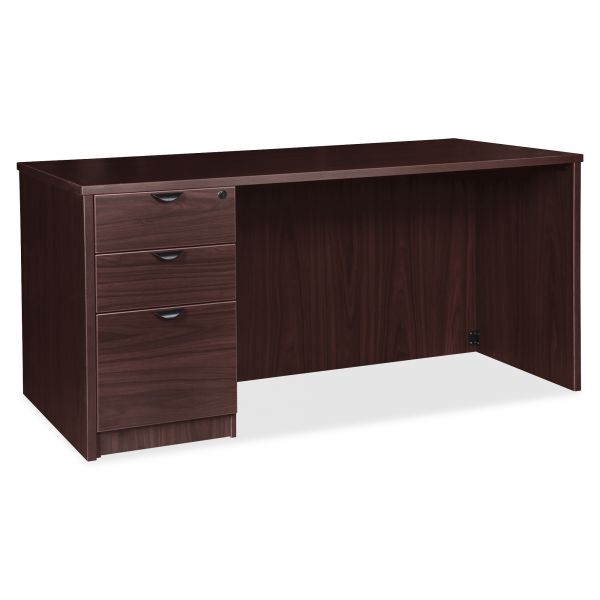 LLR79180 Lorell Prominence 79000 Left Pedestal Computer Desk