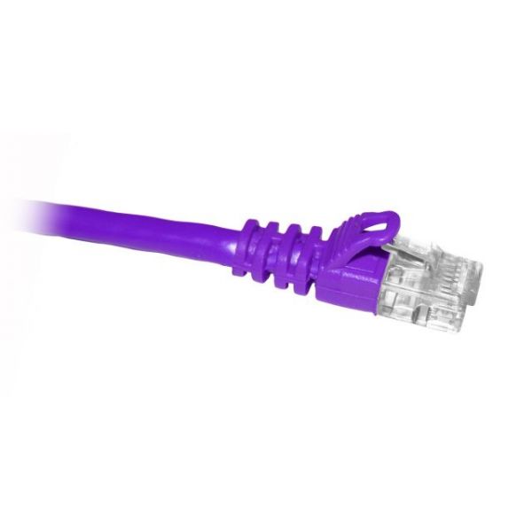 IGRMQY1877 ClearLinks 10FT CAT6 550MHZ Purple Molded Snagless Patch Cable
