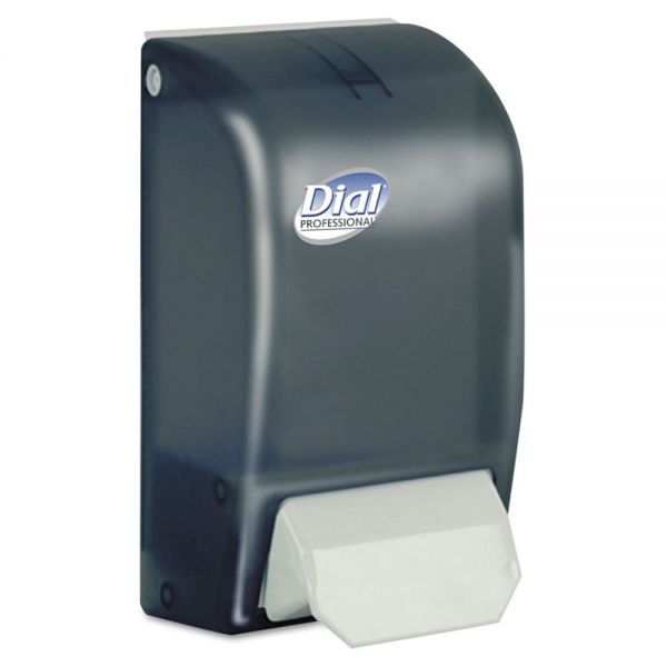 DIA06055 Dial Professional 1 Liter Manual Foaming Dispenser, 1000mL, 5 x 4 1/2 x 9, Smoke