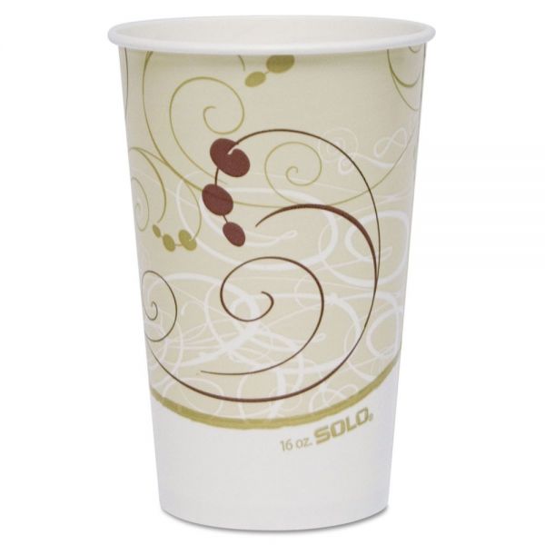 SCCRP16PSYM Dart Paper Cold Cups, 16 oz., Symphony Design, 50/Bag