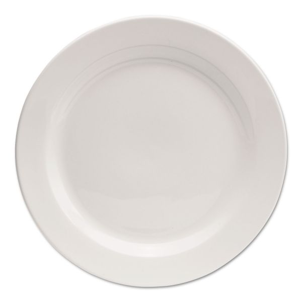 OSICTR1 Office Settings Chef's Table Fine Porcelain Round Dinnerware, Dinner Plate, 10" dia, White, 8/BX