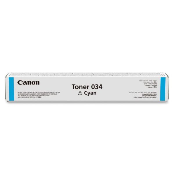 CNMCRTDG034C Canon Toner 034 Cyan Toner Cartridge (CRTDG034C)