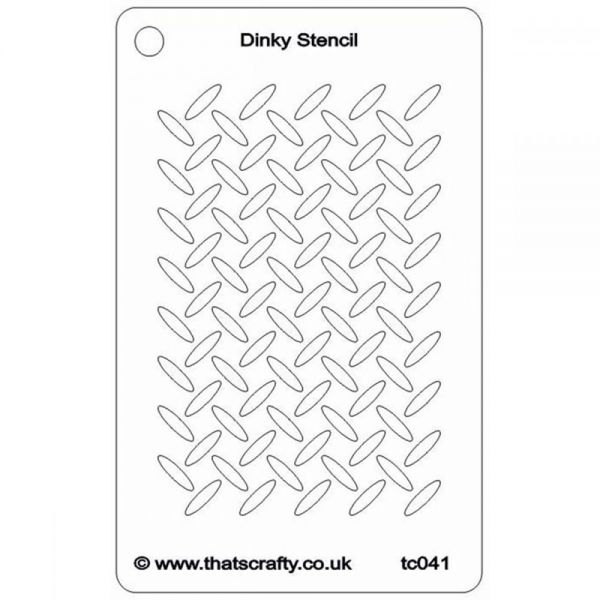 NOTM370043 That's Crafty Dinky Stencil 3"X4.75"