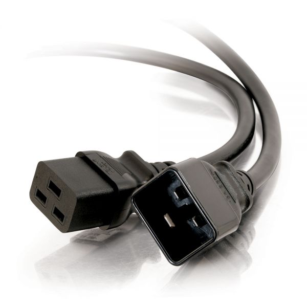 SYNX2372354 C2G 10ft 14 AWG 250 Volt Power Extension Cord (IEC320C20 to IEC320C19)