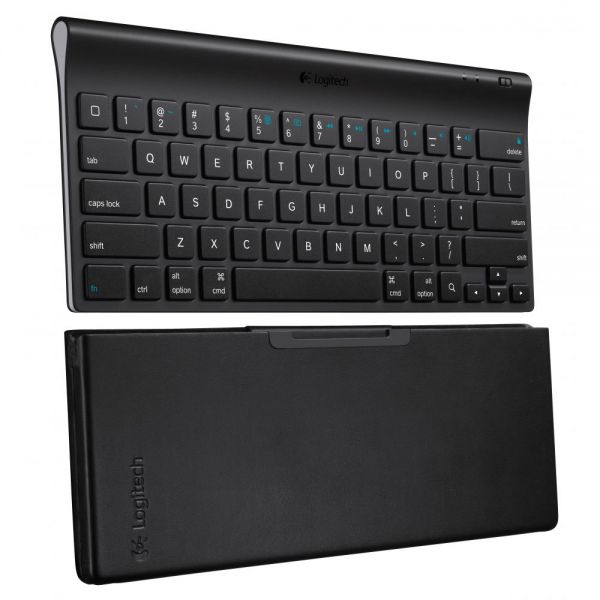 LOG920003676 Logitech Bluetooth Tablet Keyboard for iPhone/iPod touch/iPad 2/3rd Gen, Black