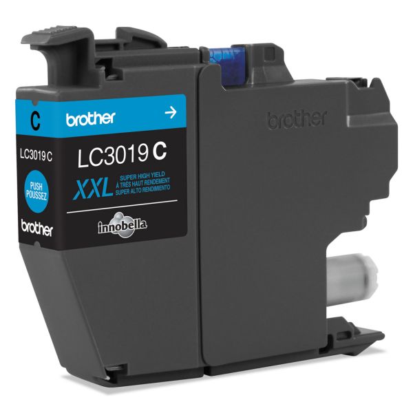 BRTLC3019C Brother LC3019C Innobella Super High-Yield Ink, Cyan