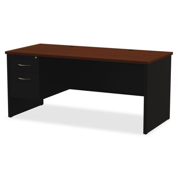 LLR79151 Lorell Commercial Single Pedestal Computer Desk