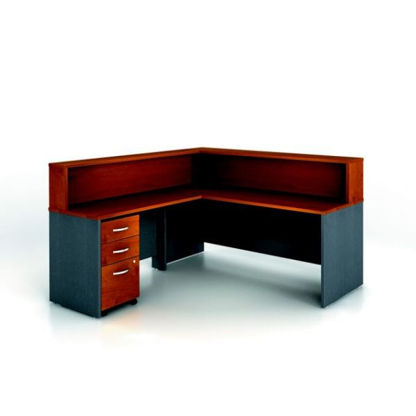 BSHSRC003NC bbf Series C Reception Configuration - Natural Cherry finish by Bush Furniture