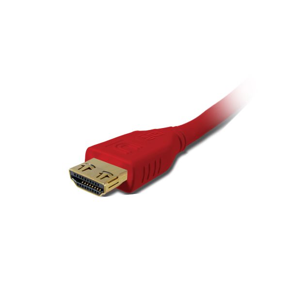IGRMRA2922 Comprehensive Pro AV/IT High Speed HDMI Cable with ProGrip, SureLength, CL3- Deep Red 1.5ft