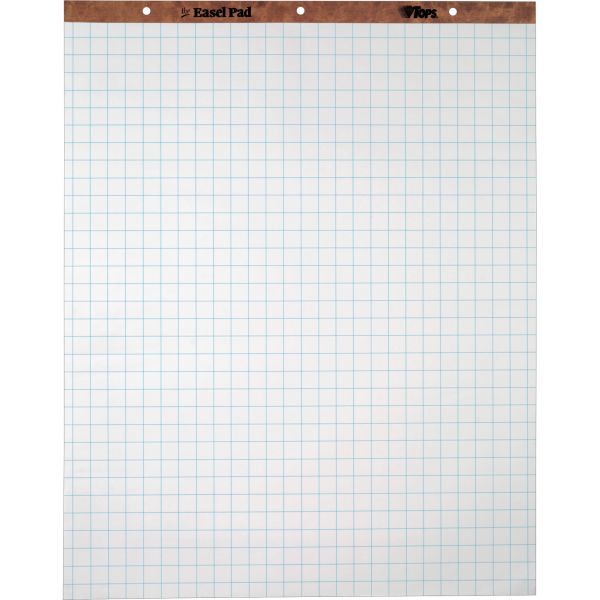 TOP7902 TOPS 1" Grid Square Ruled Easel Pads