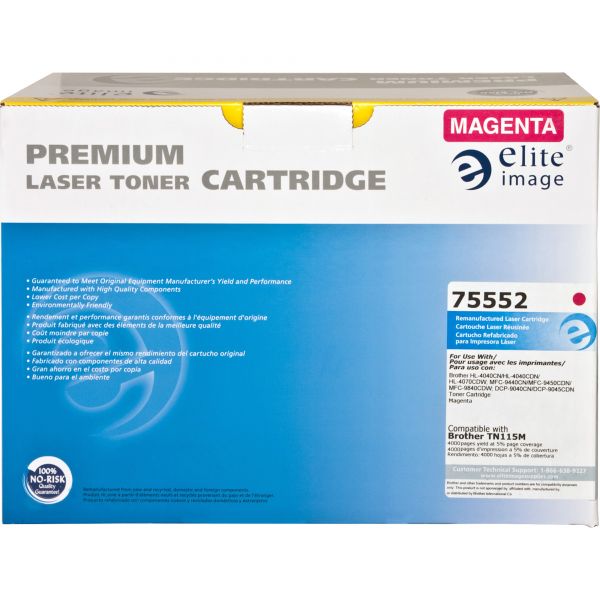 ELI75552 Elite Image Remanufactured Toner Cartridge - Alternative for Brother (TN115M)