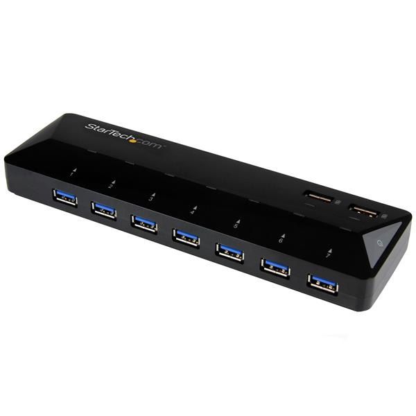 SYNX4364971 StarTech.com 7-Port USB 3.0 Hub plus Dedicated Charging Ports - 2 x 2.4A Ports - Desktop USB Hub and Fast-Charging Station