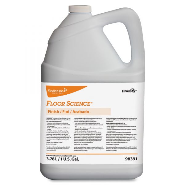 DVO98391CT Floor Science Finish, 1gal Bottle, 4/Carton