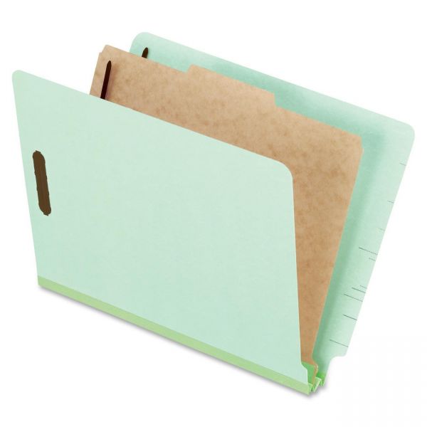 PFX23214 Pendaflex Pressboard End Tab Classification Folders, Letter, 1 Divider/4-Section, 10/Box