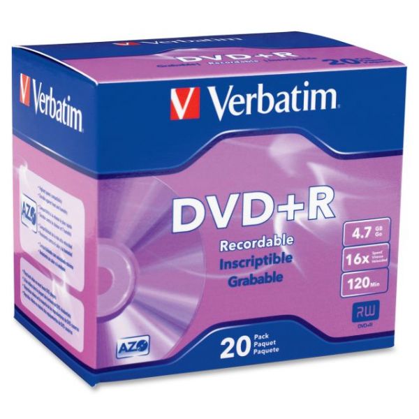 VER95038 Verbatim Recordable DVD Media