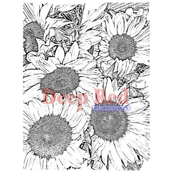 NOTM455163 Deep Red Cling Stamp 3"X4"