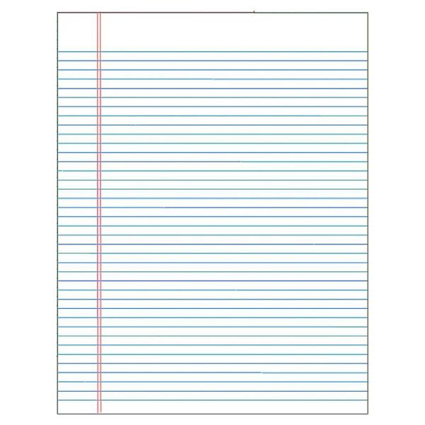 TOP7525 TOPS Glue - Top Wide Ruled Legal Pads - Letter