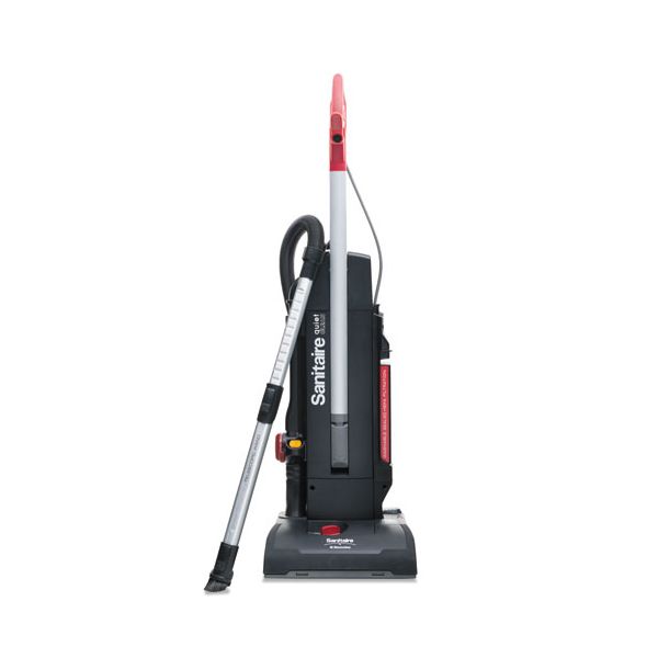 EURSC9180B Sanitaire Quiet Clean 2 Motor Upright Vacuum, Red