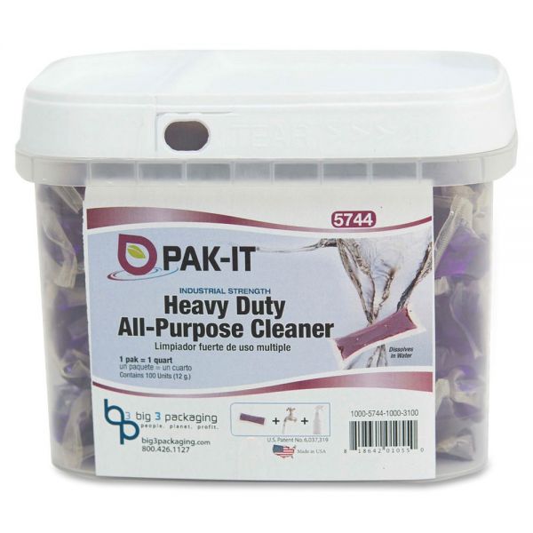 BIG57441004 PAK-IT Heavy Duty All-Purpose Cleaner Paks