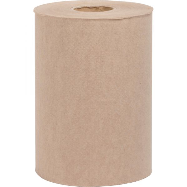 SPZHWRTBR Special Buy Embossed Hardwound Paper Towel Rolls, Kraft, 12 Rolls/Carton
