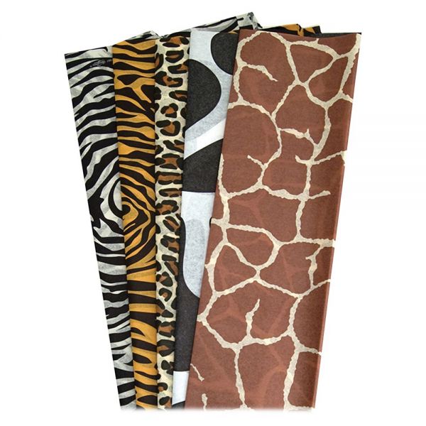 HYX88209 Hygloss Animal Print Designer Tissue Paper