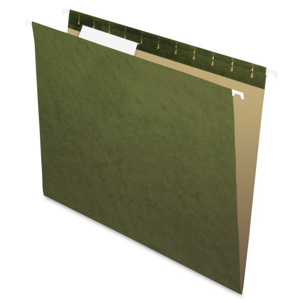 PFX81601 Pendaflex Standard Green Hanging Folders, 1/3 Tab, Letter, 25/Box