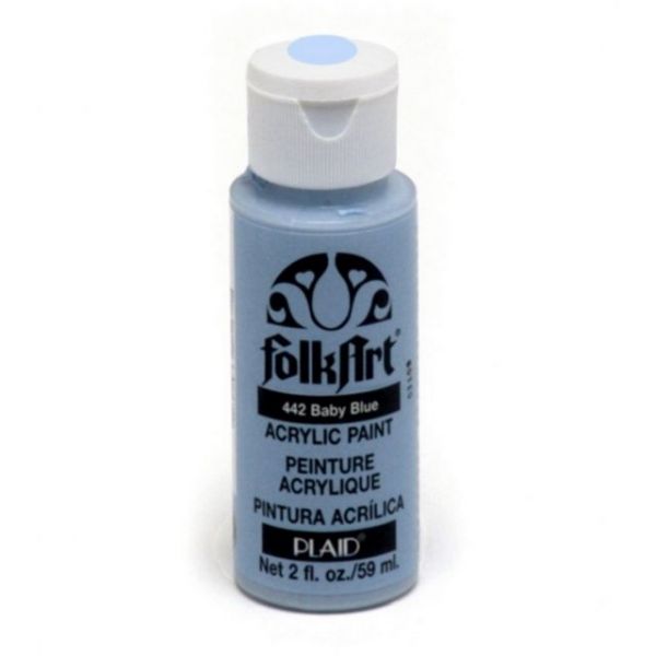 NOTM136221 Folk Art Baby Blue Acrylic Paint