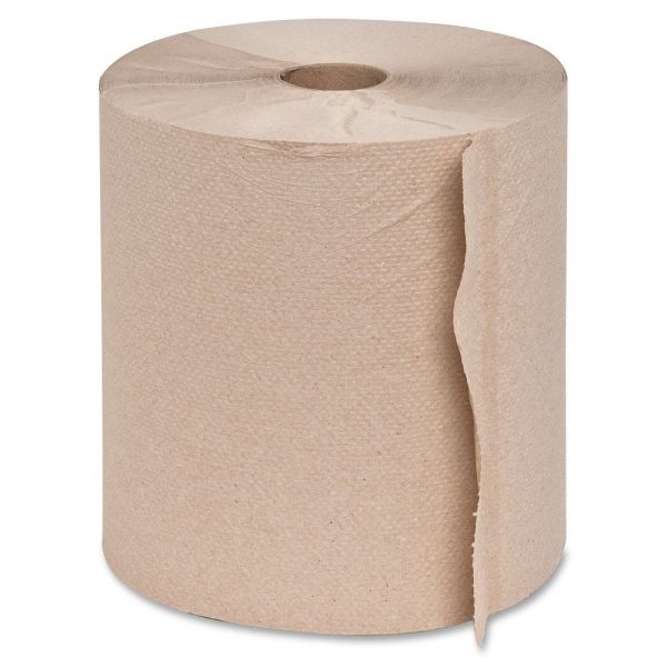 GJO22600 Genuine Joe Hardwound Paper Towel Rolls, 6 Rolls/ Carton