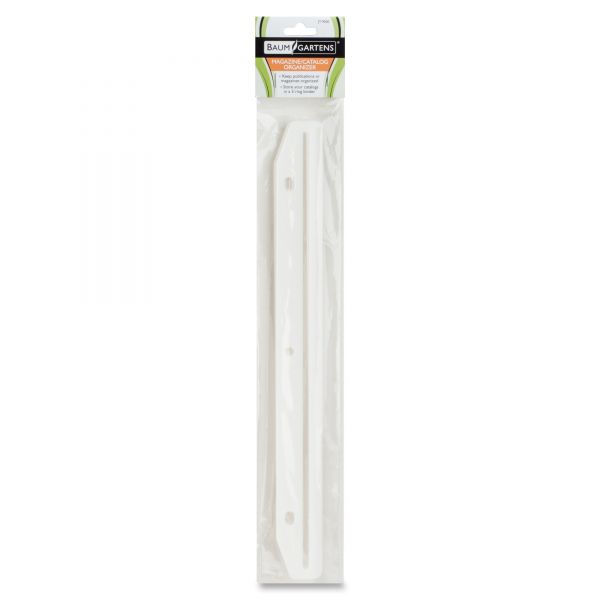 BAUJT9000 Baumgartens Magazine Organizer 12 Pack WHITE