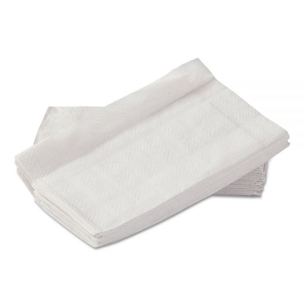 MORD213 Morcon Paper Napkins, Dispenser, Paper, 1-Ply, 12" x 13", White, 250/Pack, 24 Packs/Carton