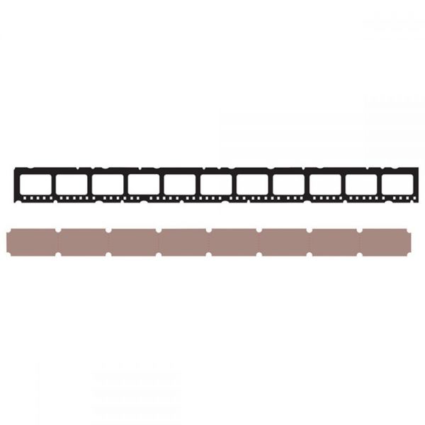 NOTM013989 Sizzix Sizzlits Decorative Strip Die By Tim Holtz