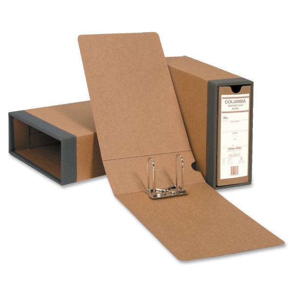PFXB50BC Globe-Weis COLUMBIA Recycled Binding Cases, 2 1/2" Cap, 11 x 8 1/2, Kraft