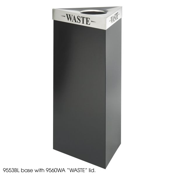 SAF9553BL Safco Trifectat 21 Gallon Trash Can