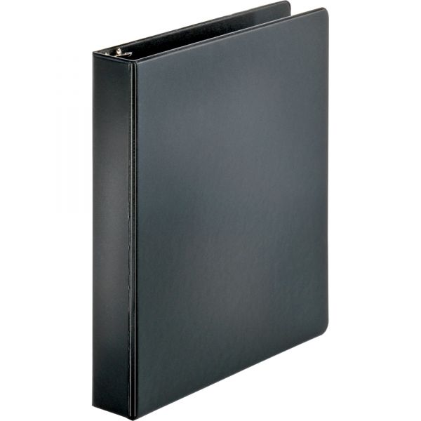 SPR03401 Sparco 1 1/2" 3-Ring Binder, Letter Size, Round Ring, Black