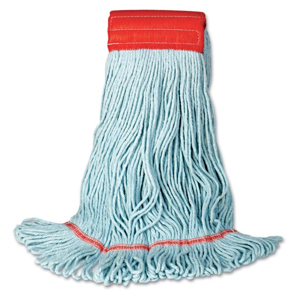 BWK1400LEA Boardwalk EchoMop with Looped-End Wet Head, Synthetic/Cotton, Large, Blue