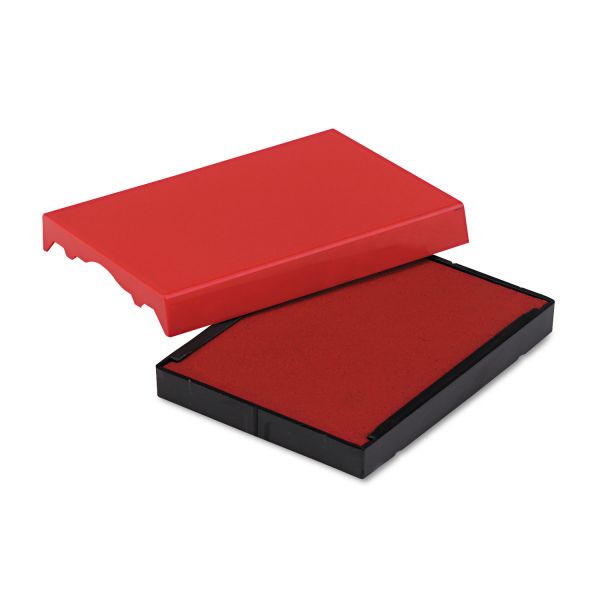 USSP4727RD Identity Group Trodat T4727 Dater Replacement Pad, 1 5/8 x 2 1/2, Red