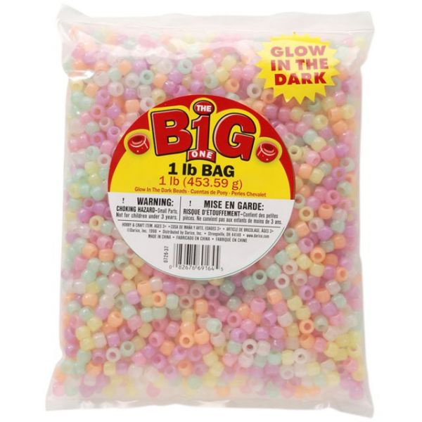 Colorations Pony3 Glitter Pony Beads - 1 lb.