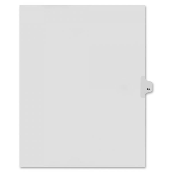KLF82263 Kleer-Fax 80000 Series Side Tab Legal Index Dividers