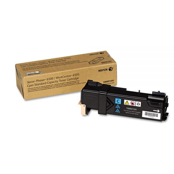 XER106R01591 Xerox 106R01591 Toner, 1,000 Page-Yield, Cyan