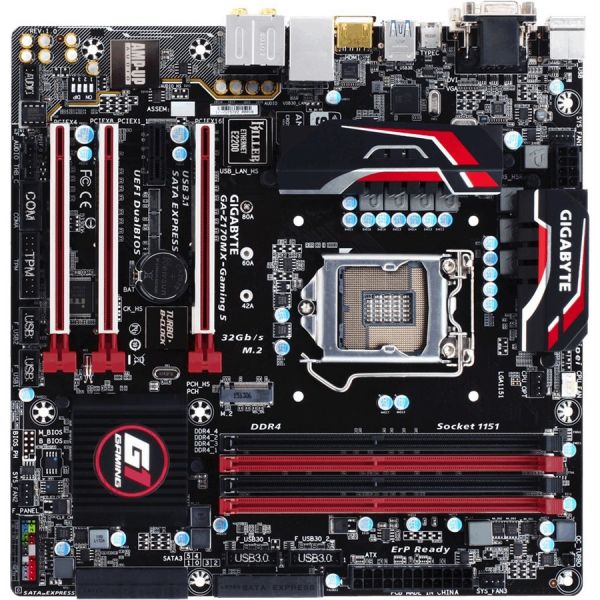 IGRM1Z2307 G1 Ultra Durable Z170MX-Gaming 5 Desktop Motherboard - Intel Chipset - Socket H4 LGA-1151