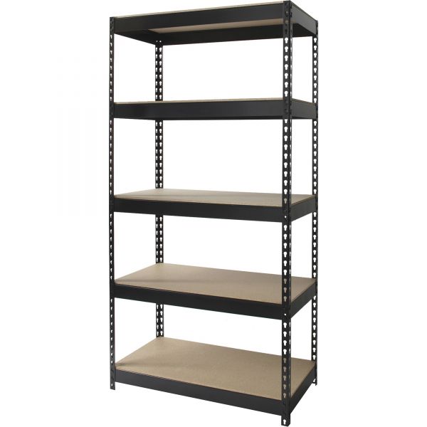 LLR60648 Lorell Riveted Steel Shelving Unit
