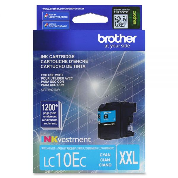 SYNX4212942 Brother LC10EC Super High Yield Cyan Ink Cartridge