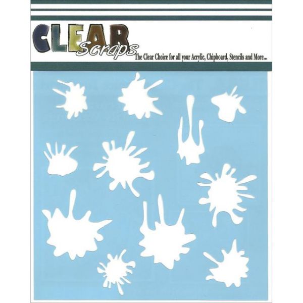NOTM348743 Clear Scraps Stencils 6"X6"